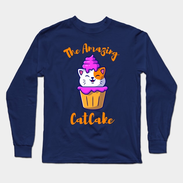 The Amazing Catcake Long Sleeve T-Shirt by BullBee